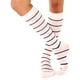 thumbnail image 1 of Calcetines de compresión Comrad de nailon hasta la rodilla, 15-20 mmHg, rosa/azul marino, 1 of 3