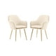 thumbnail image 1 of Pack 2 Poltronas Sitial Murano Con Patas Doradas - Beige, 1 of 3