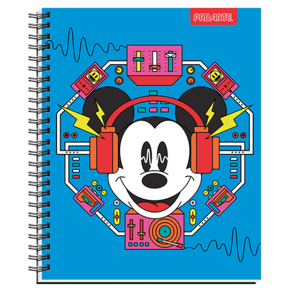 Cuaderno Proarte: Pack 10 cuadernos universitarios 100 hojas 7 mm Mickey niño