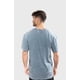 thumbnail image 3 of Polera Orgánica Acid-Wash Rectangular Logo Azul Hombre Falcone, 3 of 3