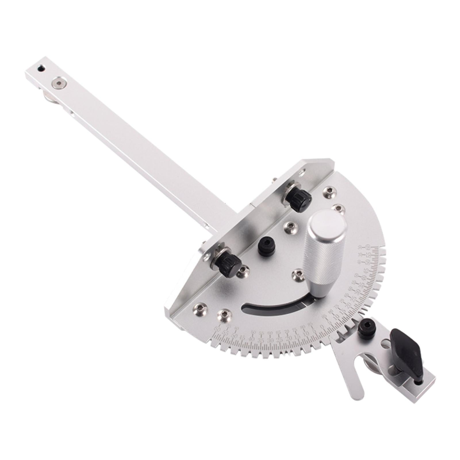 Ioensy - Conjunto De Calibre De Inglete Para Sierra De Mesa, Marcas Claras, Alta Precisión, Calibre De Ángulo Ajustable Únicamente