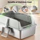 thumbnail image 5 of Caja de arena TIUUBT 57x37x28 cm de acero inoxidable con tamiz, 5 of 6