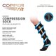 thumbnail image 2 of Calcetines de compresión Copper Fit S/M (pack de 3), 2 of 5