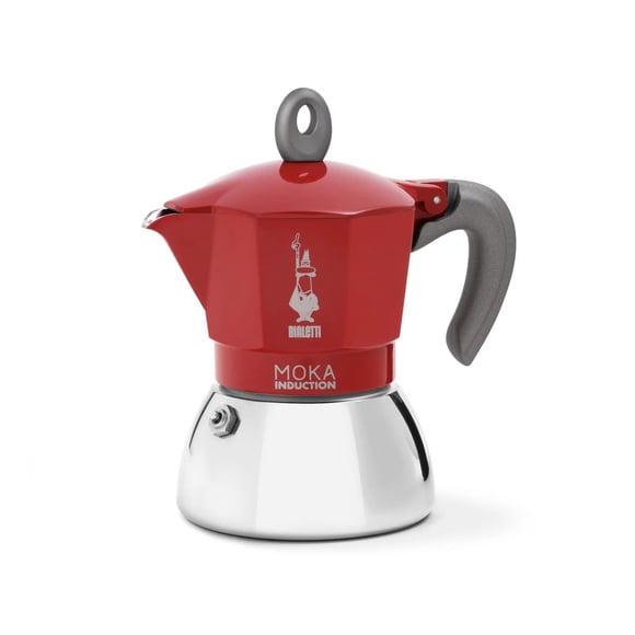 Moka Inducción Roja 6 Tazas 280ml
