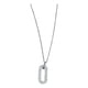 thumbnail image 1 of Collar Cadena Fina Con Dije Circular En Pavé, Plata 925 Plateado, 1 of 5