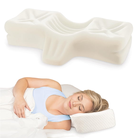 Almohada ortopédica cervical de espuma Therapeutica Firm, pequeña