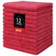 thumbnail image 1 of Paños de lavado HOMEXCEL 12 uds 30x30 cm rojo microfibra, 1 of 7