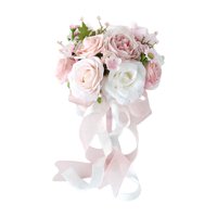 Magideal - Bouquet Nupcial, Flor De Rosa Artificial, Decoración Del Hogar, Decoración Falsa Romántica Para Regalos De Cumpleaños De La Novia Acción De Gracias Estilo A
