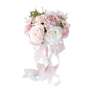 Magideal - Bouquet Nupcial, Flor De Rosa Artificial, Decoración Del Hogar, Decoración Falsa Romántica Para Regalos De Cumpleaños De La Novia Acción De Gracias Estilo A