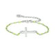 thumbnail image 1 of Brazalete cruz religiosa de plata de ley, 1 of 2