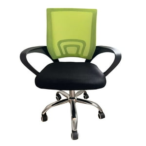 Velazio - Silla De Oficina Ergonómica Altura Ajustable Gira 360° Verde