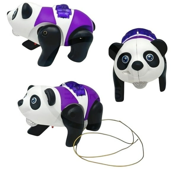 Pak De 3 Panda Caminante Luz Sonido Eco Bolsa