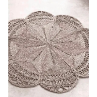 Genérico - Alfombra Yute Redonda