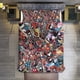 thumbnail image 1 of Spider-Man 3 Piece Sets Full/Queen Size - Reversible Microfiber Quilts with 2 Shams Soft Lightweight Bedspread Coverlet Comforter for All Season Bed Sheets, 1 of 5