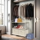 thumbnail image 3 of Closet Storage Simple Houseware, 3 niveles con 2 cajones, color beige, 3 of 8