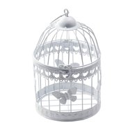 Homeessentials - Jaula Metal Mariposa Circular 16 Cm