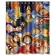 thumbnail image 1 of Cortina de ducha de anime One Piece, popular juego de cortinas de baño con ganchos, tamaño 60 x 72 pulgadas., 1 of 3