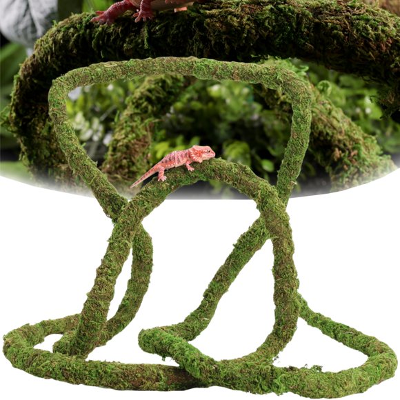 Enredadera para reptiles USMOLA 198 cm Musgo flexible verde selva