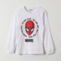 Polera Manga Larga Niño Personajes Blanco Marvel