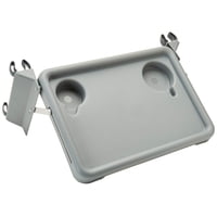 Graham-Field - Bandeja Plegable Walker Lumex Con Portavasos, Color Gris