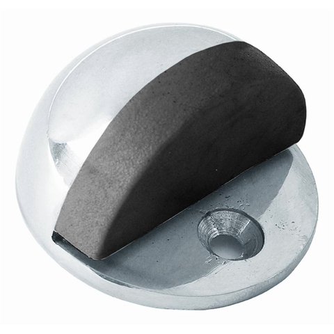 Tope De Puerta Medialuna Cromado 40Mm Dvp