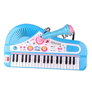 Bothyi - Piano De 37 Teclas Para Niños, Teclado De Piano Electrónico Para Niños Y Niñas De 3 A 5 Años, Azul