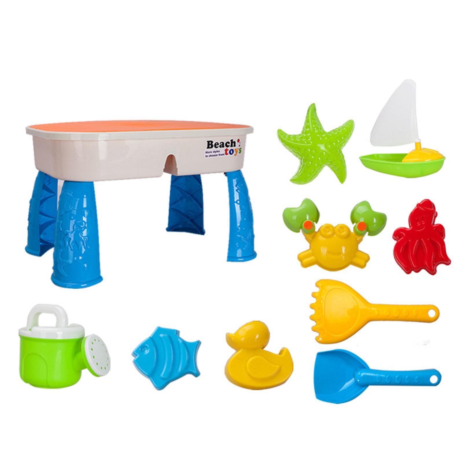 Bothyi - Mesa De Agua Y Arena Para Niños, Linda Mesa Sensorial Para Actividades En Interiores De Verano