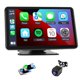 thumbnail image 1 of Pantalla CarPlay inalámbrica Haudio 18 cm 1080 P con cámara de visión trasera, 1 of 7