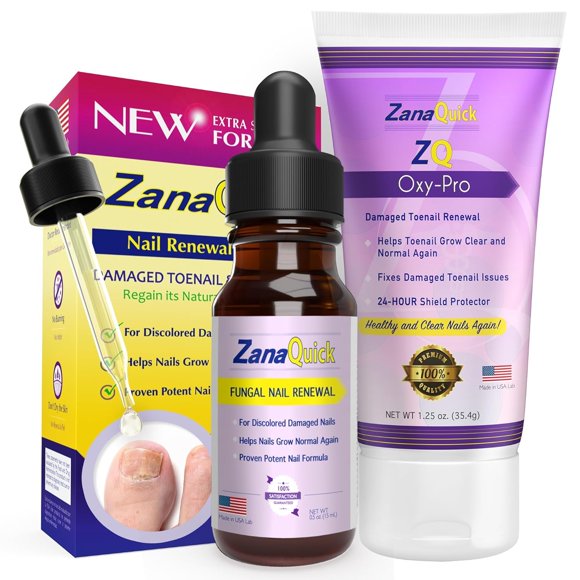 Tratamiento para uñas Zanaquick Sistema de renovación y gotas