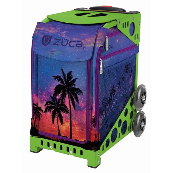 Bolsa deportiva ZUCA Island Life Green con ruedas parpadeantes