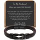 thumbnail image 1 of Knot Bracelet Gifts for Men, Leather Stainless Steel Knot Me, 1 of 3