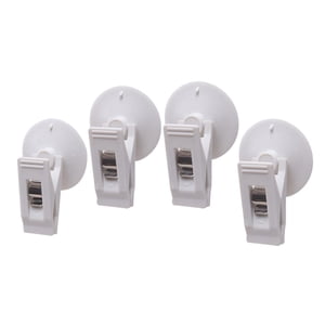 Bothyi - 4 Piezas Clips De Ventosa Abrazaderas De Ventosa Para Cocina Ducha Hogar Oficina