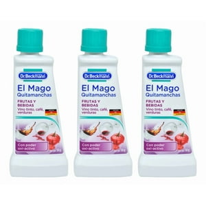 Dr. Beckmann El Mago Quitamanchas Frutas Y Bebidas 50 Ml X3