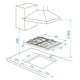 thumbnail image 5 of Encimera a Gas Groner Inox 4QL, 5 of 6