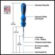 thumbnail image 5 of Juego de herramientas para trastes MusicNomad, con revestimiento de diamante, para coronar en forma de S, 5 of 6