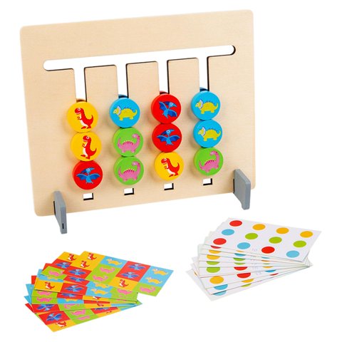 Bothyi - Slide Puzzle Toy Game Jigsaw Learning Juguete Educativo Para Niños En Edad Preescolar