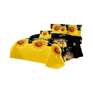Genérico - Cubrecama Quilt Verano King + 2 Fundas Almohada Da12