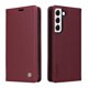 thumbnail image 1 of Funda Billetera de Cuero para Samsung Galaxy S22 con Tarjetero y Soporte - Tapa Magnética Rojo, 1 of 6