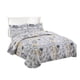 thumbnail image 2 of Cubrecama Quilt Verano King - Gris Hojas Doradas XF45, 2 of 3