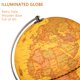 thumbnail image 3 of Globo mundial iluminado TTKTK de 20 cm con soporte de madera para niños, 3 of 7