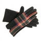 thumbnail image 3 of Guantes cálidos de lana escocesa a cuadros simétricos de moda para otoño e invierno, guantes de montar para mujer a prueba de frío, 3 of 6