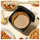 thumbnail image 3 of Papel Air Fryer Descartables Para Freidora De Aire 100pcs, 3 of 8