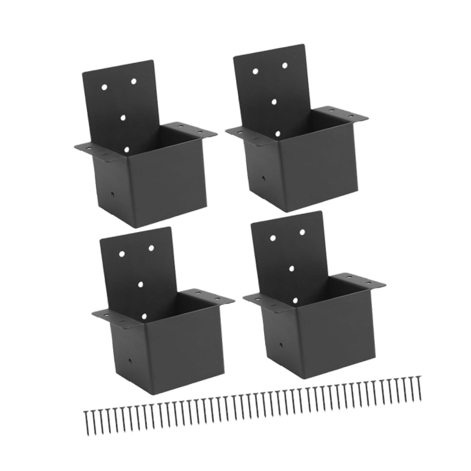 Ioensy - 4x Splacos De Pérgola Alta Estabilidad Para Postes De Madera De Patio Proyectos De Pérgola De Bricolaje