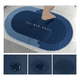 thumbnail image 4 of Alfombra Tapete Absorbente Para Baño Antideslizante Hogar Color Azul Ovalada, 4 of 5