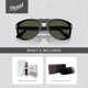 thumbnail image 2 of Gafas de sol Persol PO0649 Havana Green Glass 100UV, 2 of 3