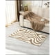 thumbnail image 3 of Set De 2 Alfombras Con Diseño De Cebra 80cmx120cm Bicolor 2, 3 of 4