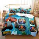 thumbnail image 1 of Blaze and The Monster Machunes Bedding Set Bed Set Aldult Kid Bedroom Duvetcover Sets, 1 of 5