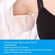 thumbnail image 4 of Almohadillas para el sudor de axilas más grandes, 80 unidades, almohadillas premium para el sudor de axilas que combaten la hiperhidrosis para hombres y mujeres, protectores cómodos para axilas, sin s, 4 of 6