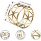thumbnail image 4 of Juego de 12 anillos para servilletas dorados de diseño sencillo, para bodas, Acción de Gracias, Navidad, fiestas y cenas., 4 of 7