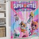 thumbnail image 5 of Supergatitos Super Kitties-theme 4-Piece Shower Curtain Set with Rugs, Waterproof Bathroom Decor Set Includes Bath Mat, U-Shaped Rug, Toilet Lid Cover and Curtain with Hooks, 5 of 6